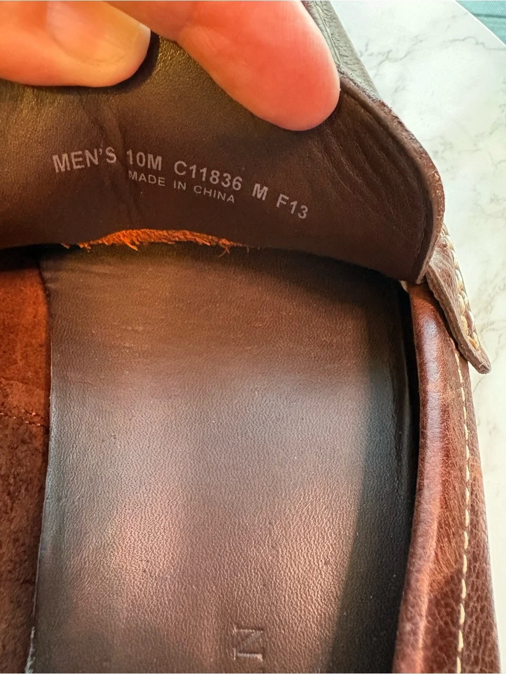 Cole Haan Brown Leather Bit Loafers with Metal Accent